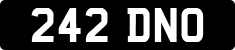 License plate of the United Kingdom, 1932 year system