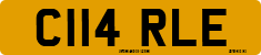 License plate of the United Kingdom, 1983 year system