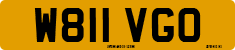 License plate of the United Kingdom, 1983 year system