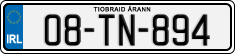 License plate of Ireland, Regular plates
