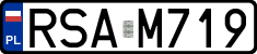 License plates of Poland, Regular car plates