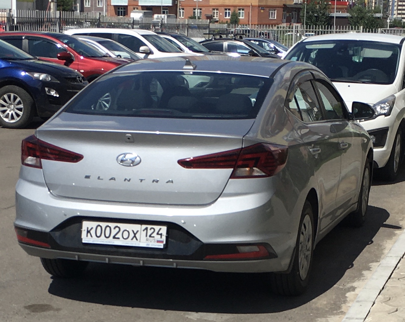 к 002 ох 124, Hyundai Elantra 6th gen Sedan (AD), facelift, 2018–2020