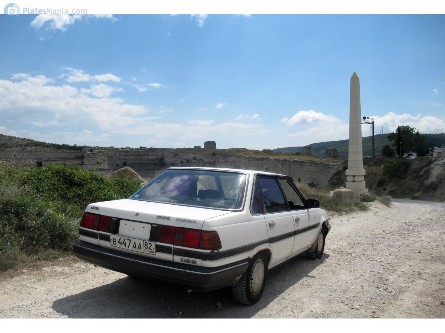 в 447 аа 82, Toyota Corona 8th gen Sedan (T150), 1983–1987
