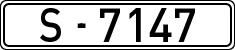 License plates of Spain, 1900 year series