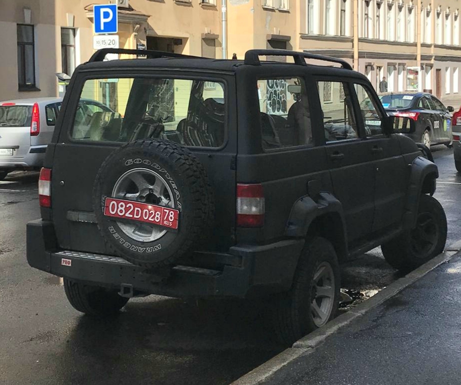 082 D 028 78, UAZ 3163 Patriot 1st gen, 2005­–2014