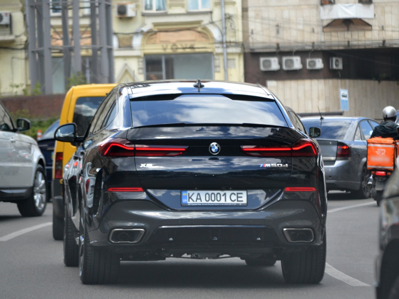 KA 0001 CE, BMW X6 3rd gen (G06), 2019–