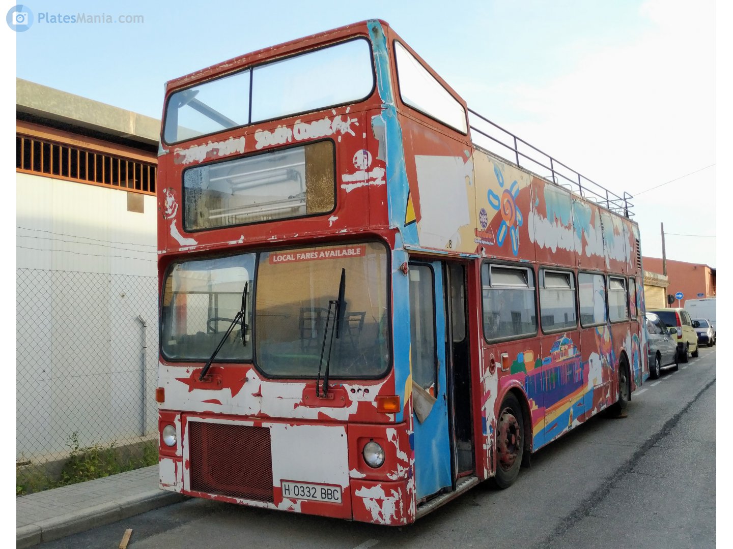 H 0332 BBC, MCW Metrobus 