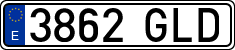 License plates of Spain, Ordinary (2000)
