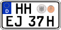 German license plate, Plates for oldtimers (type 