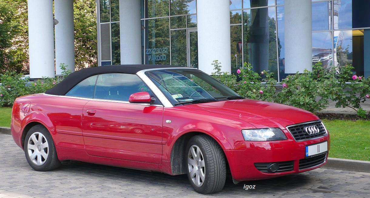 II, Audi A4 2nd gen Cabrio (B6/8H7), 2002–2006