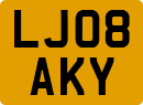 License plate of the United Kingdom, 2001 year system