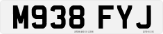 License plate of the United Kingdom, 1983 year system