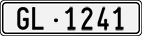 License plate of Switzerland, Cars