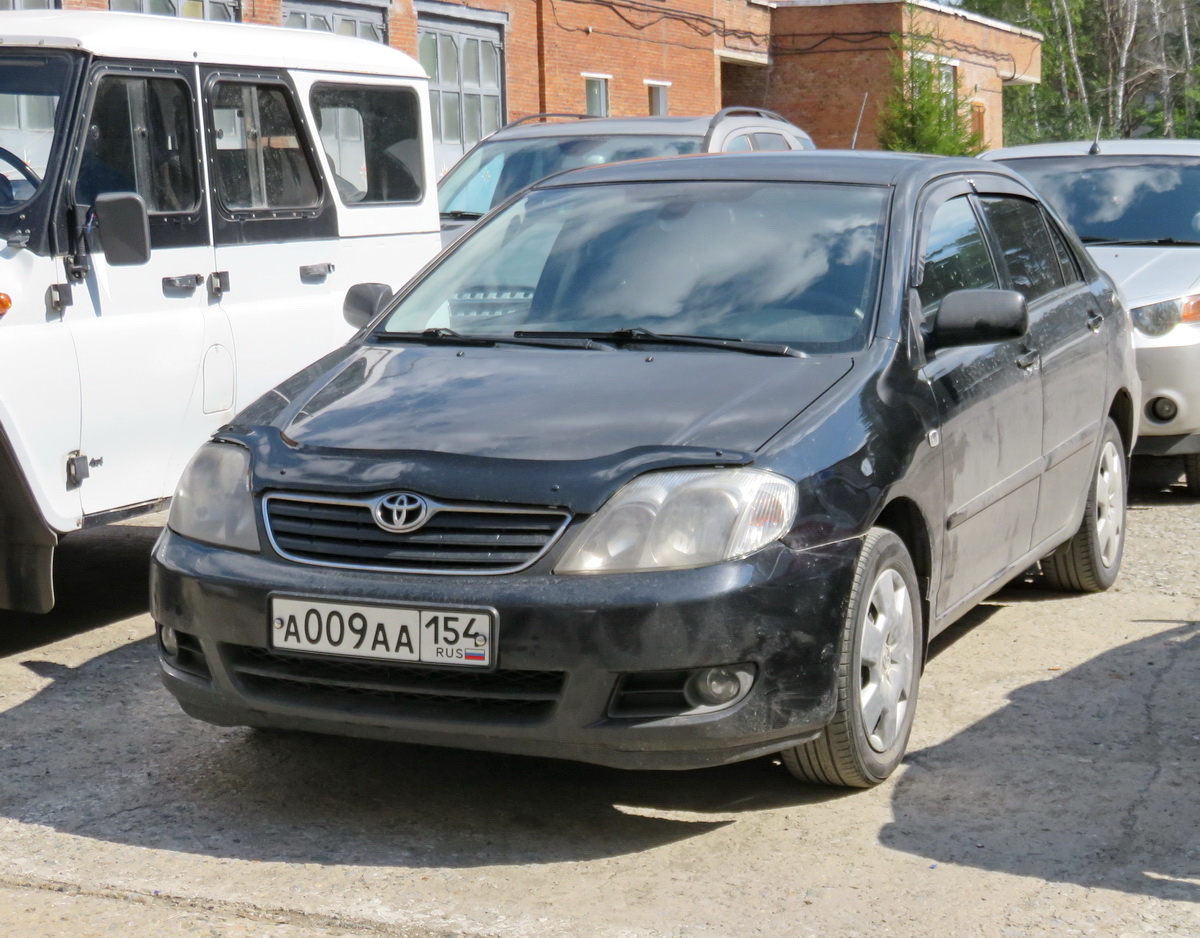 а 009 аа 154, Toyota Corolla 9th gen Sedan (E120; Global-market), 2000–2007
