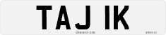 License plate of the United Kingdom, 1963 year system