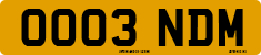License plate of the United Kingdom, 2001 year system