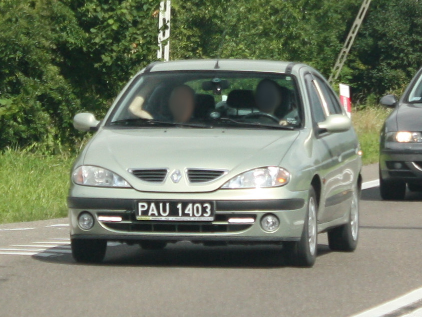 PAU 1403, Renault Mégane 1st gen Hatch (B64), facelift, 1999–2002