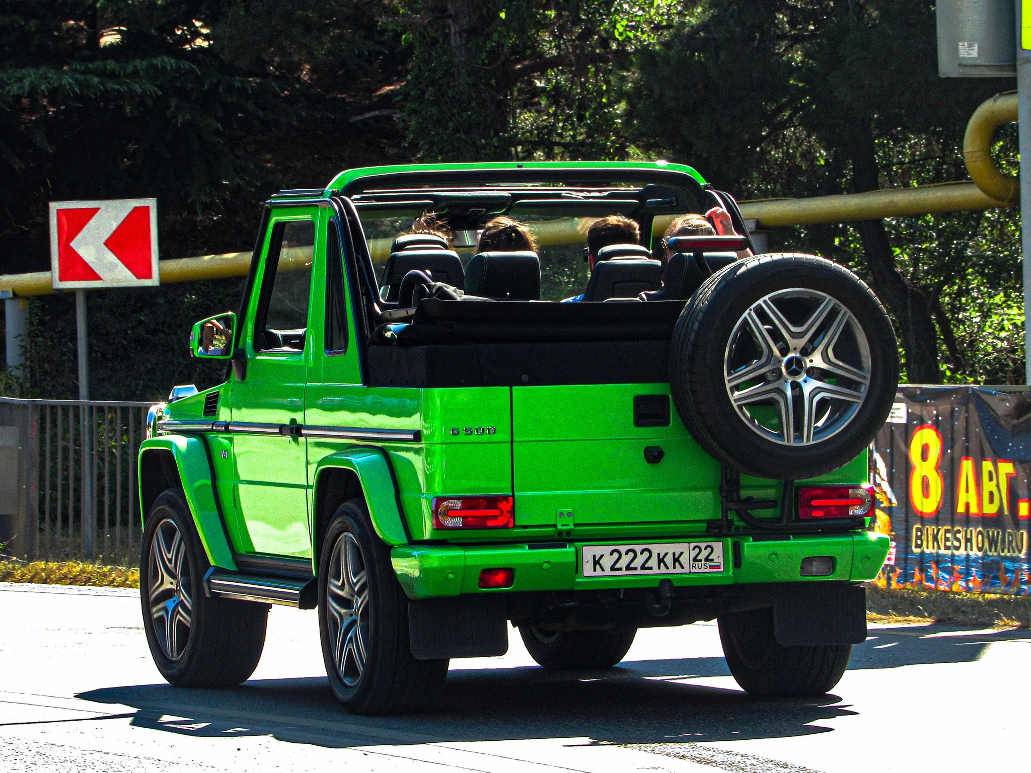 к 222 кк 22, Mercedes-Benz G-Klasse 1st gen Cabrio (W463), 1996–2008