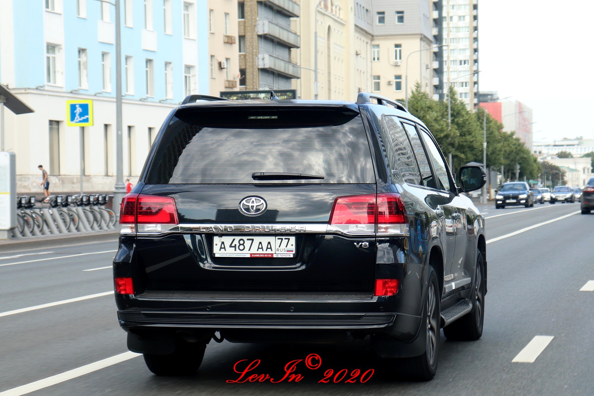 а 487 аа 77, Toyota Land Cruiser 200 (J200), 2nd facelift, 2015–2021