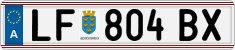 License plate of Austria, Regular plates