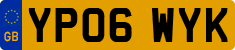 License plate of the United Kingdom, 2001 year system