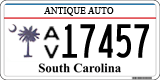 South Carolina, Antique Auto (1234,12345)
