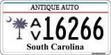 South Carolina, Antique Auto (1234,12345)