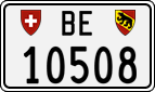 License plate of Switzerland, Cars