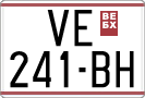 License plate of North Macedonia, Regular plates (1993)