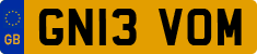 License plate of the United Kingdom, 2001 year system