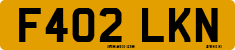License plate of the United Kingdom, 1983 year system