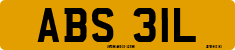 License plate of the United Kingdom, 1963 year system
