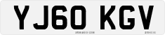 License plate of the United Kingdom, 2001 year system