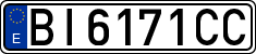 License plates of Spain, 1971 year series