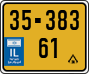 License plate of Israel, Regular plates