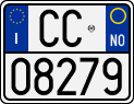 License plate of Italy, Motorcycles (1994 year series)