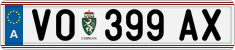 License plate of Austria, Regular plates