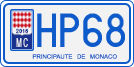 License plate of Monaco, Motorcycles