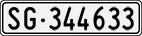 License plate of Switzerland, Cars