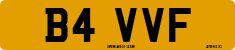 License plate of the United Kingdom, 1983 year system