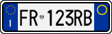 License plate of Italy, Cars (1994 year series)
