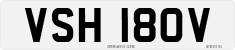 License plate of the United Kingdom, 1963 year system