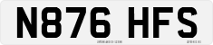 License plate of the United Kingdom, 1983 year system