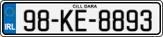 License plate of Ireland, Regular plates