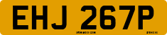 License plate of the United Kingdom, 1963 year system