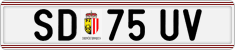 License plate of Austria, Regular plates
