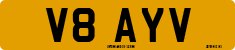 License plate of the United Kingdom, 1983 year system