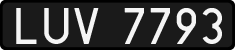 License plates of Poland, 1976 year system