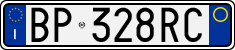 License plate of Italy, Cars (1994 year series)