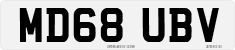 License plate of the United Kingdom, 2001 year system